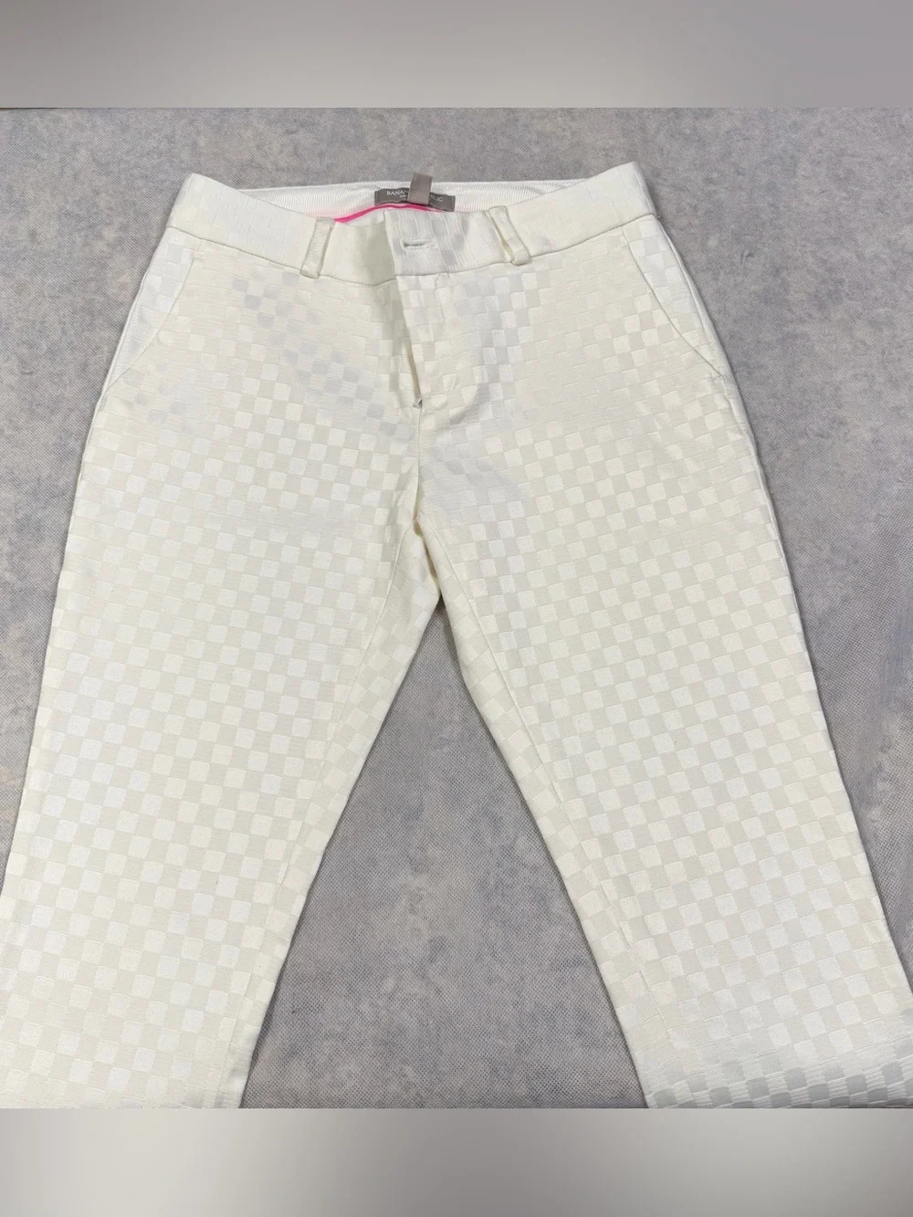 Banana Republic Subtle Hampton Petite Pants Size 0P Ivory
